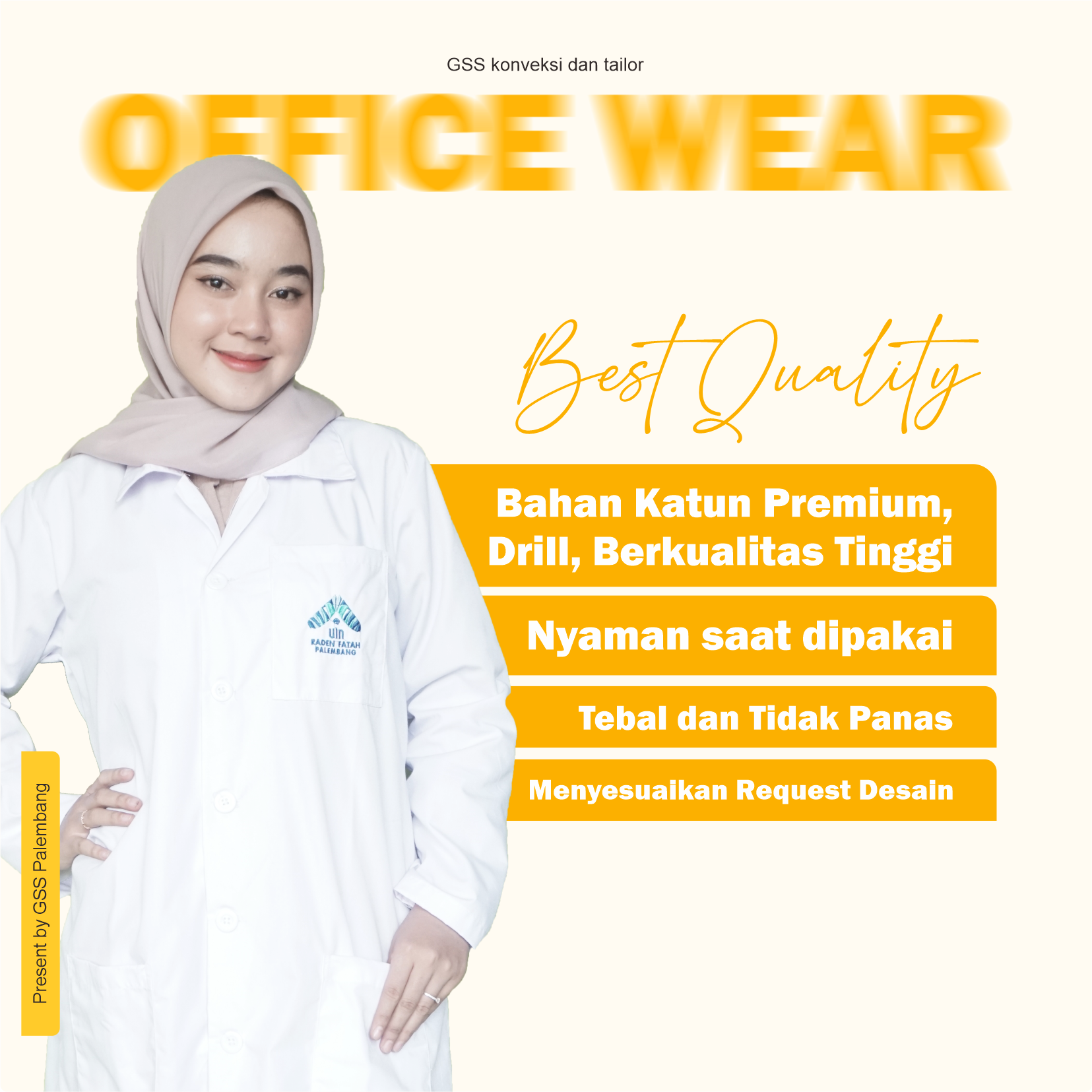 Jasa konveksi pakaian muslim syar'i dan modern